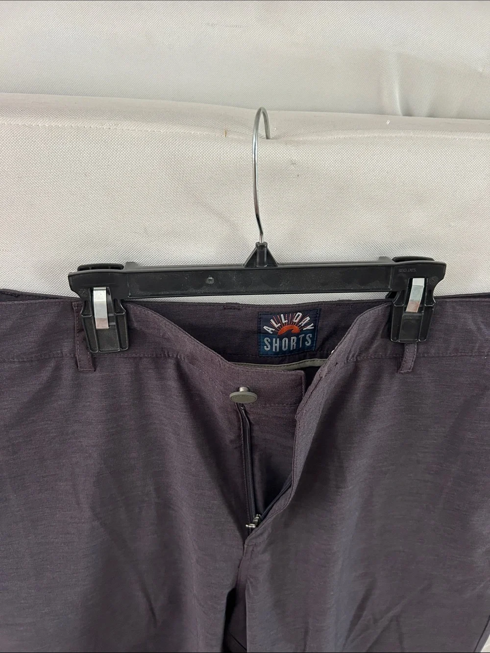 Faherty Brand All Day Shorts in dark charcoal grey NWT Size 34